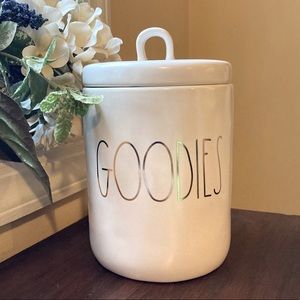 Rae Dunn GOODIES loop lid canister